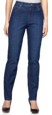 Style&Co. Style & Co Style & Co Petite Tummy-Control Straight-Leg Jeans, Created for Macy's