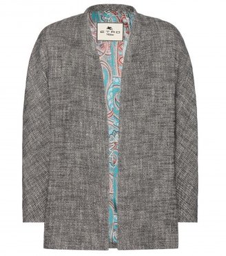 Etro Cotton And Linen-blend Jacket