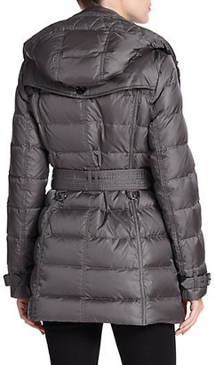 Burberry Shredale Belted Puffer Coat