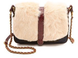 Jerome Dreyfuss Jojo Blanc Rabbit Fur Bag