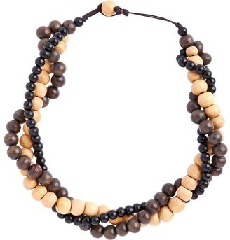 Toast Wooden Bead Necklace