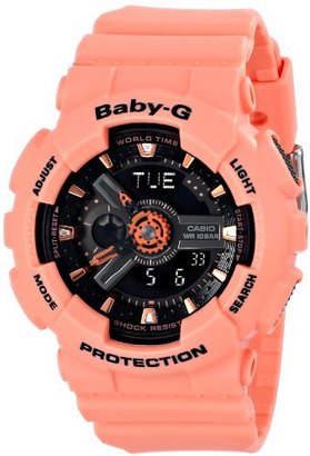 Casio Women's BA-111-4A2CR Baby-G-Digital Orange Watch