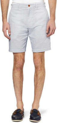 J.Crew Stanton Striped Cotton and Linen Shorts