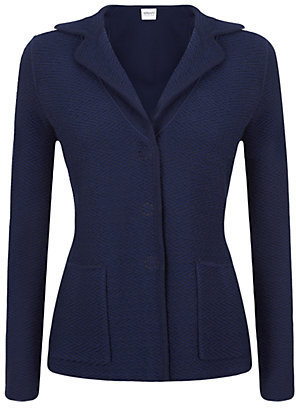 Armani Collezioni Knitted Herringbone Jacket
