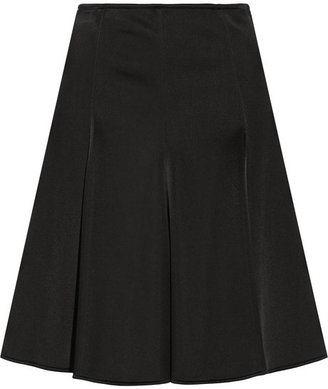Versace Pleated neoprene skirt