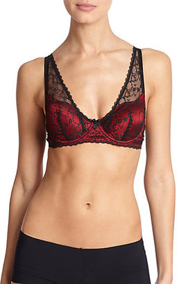 Mimi Holliday Zoom Padded Lace-Shoulder Bra