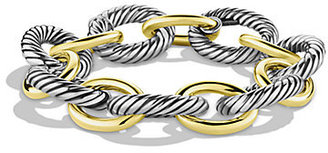 David Yurman Oval Extra-Large Link Bracelet with Gold