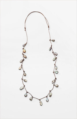 J. Jill Peacock pearl flutter necklace