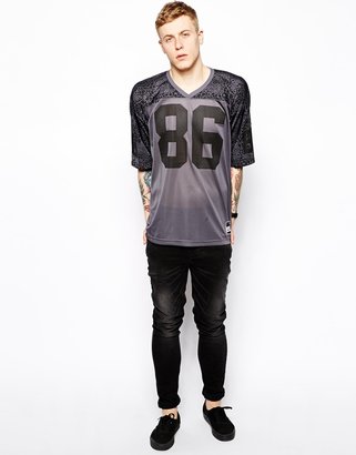HUF Football Jersey With Shell Shock