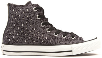Converse High Top Studs Womens - Black Leather