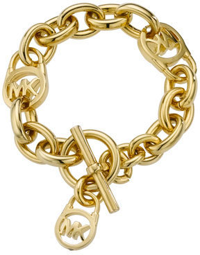 Michael Kors Logo-Lock Charm Bracelet