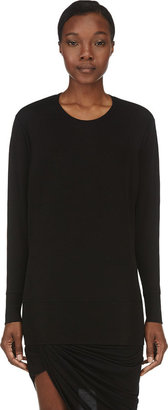 Helmut Lang Black Dolman Sleeve Sweater
