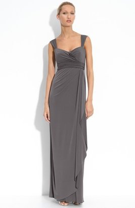 Amsale Ruched Jersey Dress