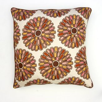 Thomas Paul Flora in Orange Luxe Silk Pillow