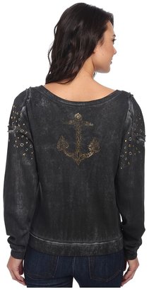 Affliction Anchors Away Long Sleeve Boat Neck Pullover