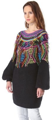 Mes Demoiselles Maya Neon Knit Sweater