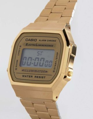 Casio A168WG-9EF Gold Plated Digital Watch