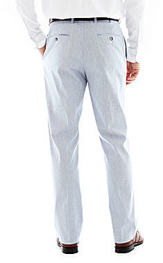 JCPenney Stafford Blue Pincord Cotton Pants
