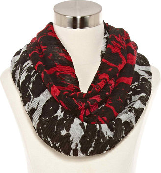 Cejon Accessories Ruched Ombr Floral Scarf