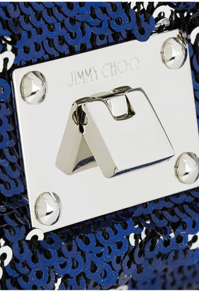 Jimmy Choo Ruby mini sequined leather shoulder bag