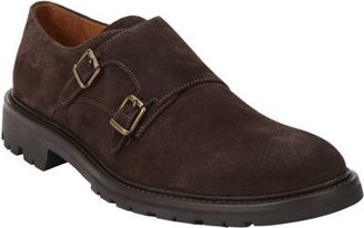 Barneys New York Suede Double-Monk Shoes