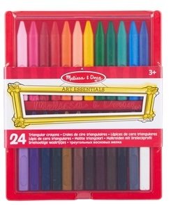 Melissa & Doug 24 Triangle Crayons