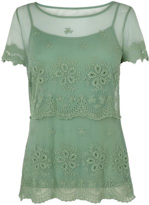 House of Fraser Phase Eight Jennifer lace top