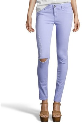 DL1961 Premium Denim hysteria purple stretch denim 'Amanda' skinny jeans