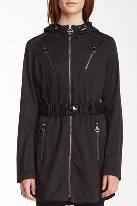 Laundry by Shelli Segal Belted Softshell Coat