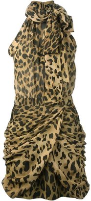 Balmain leopard dress