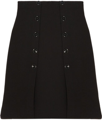 Alexander McQueen Wool-crepe skirt