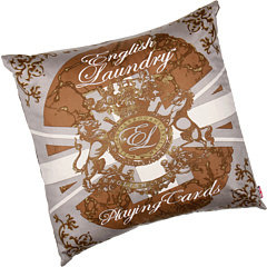 English Laundry Cheadle "Playing Cards" Decorative Pillow