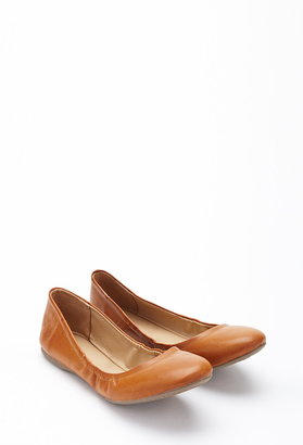 Forever 21 faux leather ballet flats