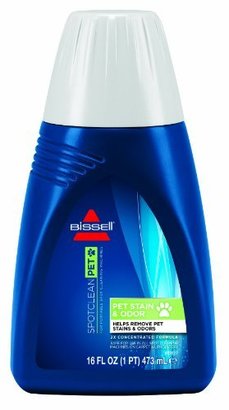 Bissell 2X Pet Stain & Odor Portable Machine Formula, 16 ounces, 74R71