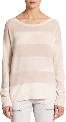 Joie Eloisa Stripe-Front Cashmere Sweater