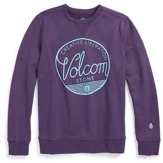 Volcom 'Crushin' It' Sweatshirt (Big Boys)