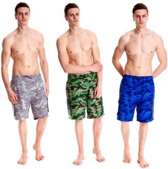 Mens Tom Franks Camouflage Swim Board Summer Shorts