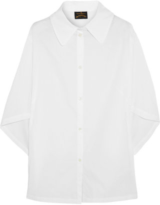 Vivienne Westwood Hero dolman-sleeve cotton-poplin shirt