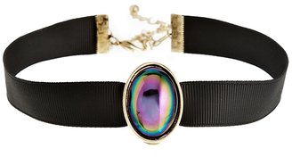 ASOS Rainbow Stone Choker Necklace