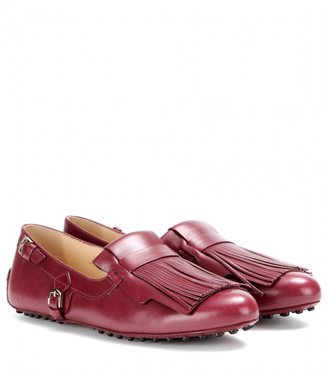 Tod's Gommini fringed leather loafers