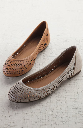 J. Jill Perforated leather ballet flats