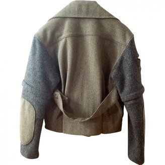 Balenciaga Grey Wool Jacket