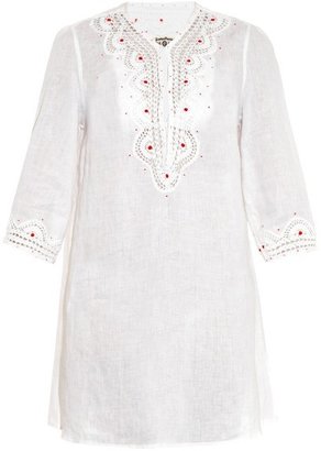 Easton Pearson TAKE AWAY Amea Kuta embroidered linen dress