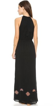 Madewell Embroidered Maxi Dress