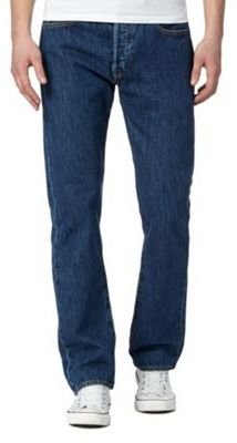Levi's Levis Big and tall 501® stonewash blue straight leg jeans