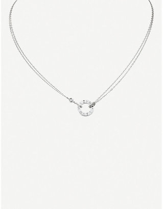 Cartier Love 18ct white-gold and diamond necklace