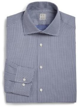 Ike Behar Regular-Fit Patterned Cotton Dress Shirt