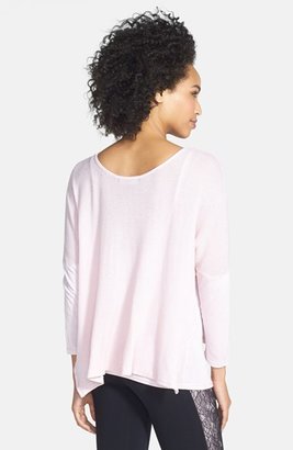 So Low Solow Pointelle Two-Way Thermal Step Hem Top (Online Only)