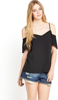 Love Label Frill Sleeve Cami
