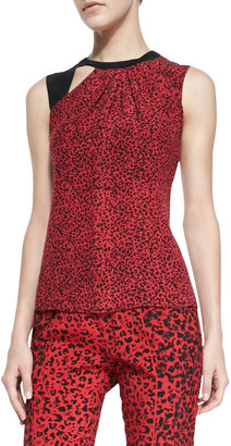 Nanette Lepore Time Out Printed Sleeveless Top